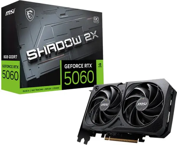 Msi GeForce RTX 5060 8G SHADOW 2X OC 8GbG5060-8S2C