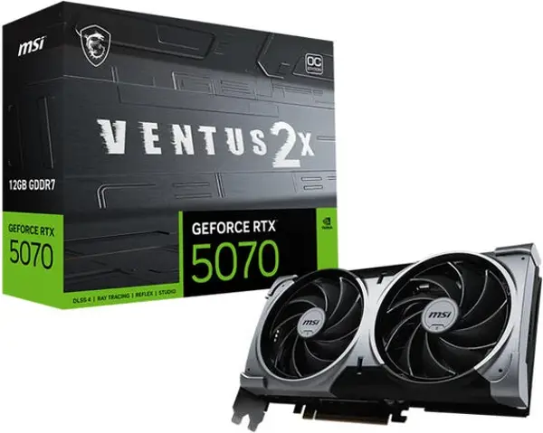 Msi GeForce RTX 5070 12G VENTUS 2X OC 12GbG5070-12V2C