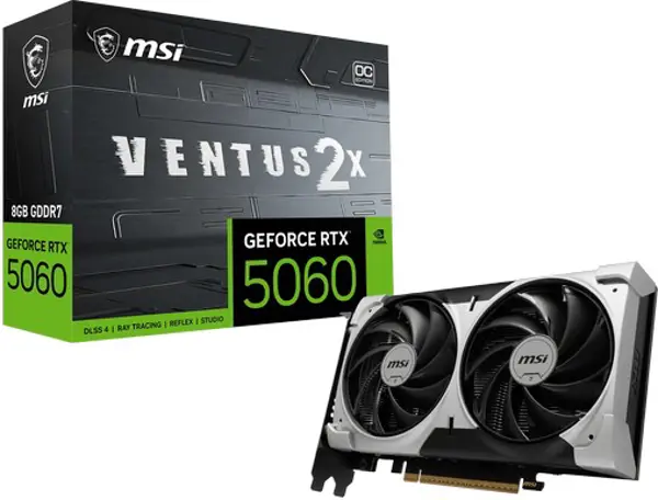 Msi GeForce RTX 5060 8G VENTUS 2X OC V1 8GbG5060-8V2CV1