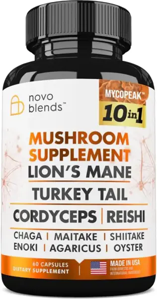 Novo Blends 10in1 Mushroom Complex 60 Pcs